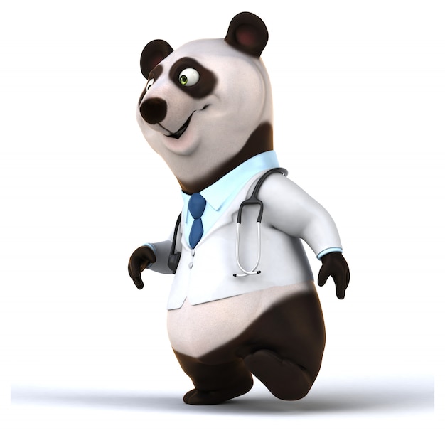 Divertente animazione panda