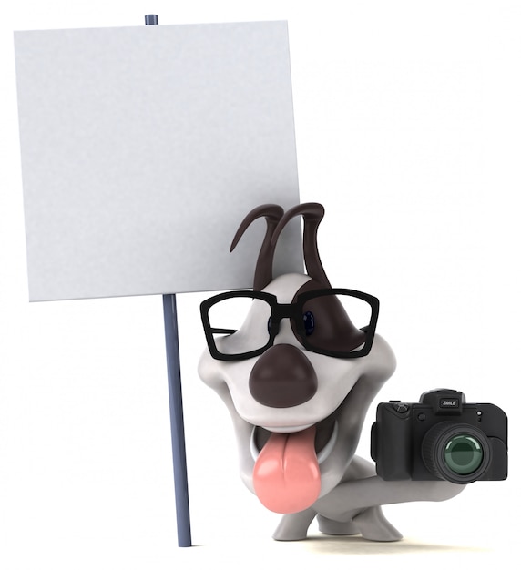 Divertente animazione per cani