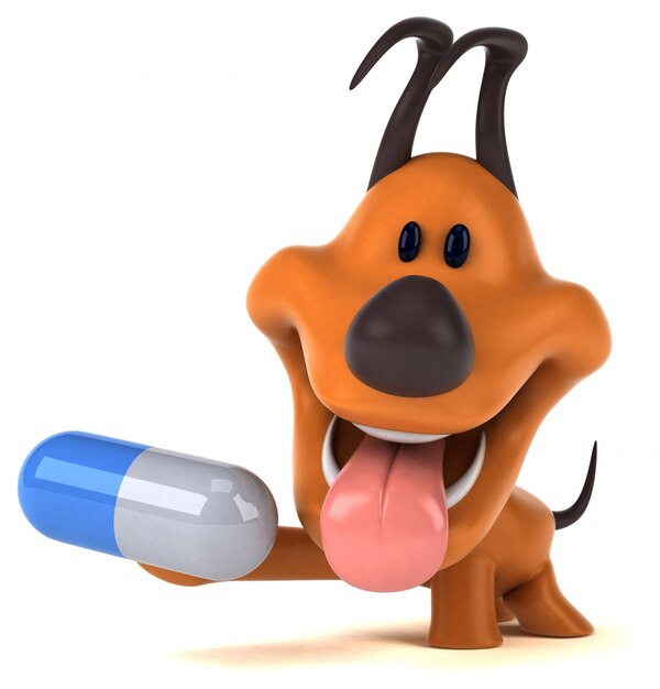 Divertente animazione per cani