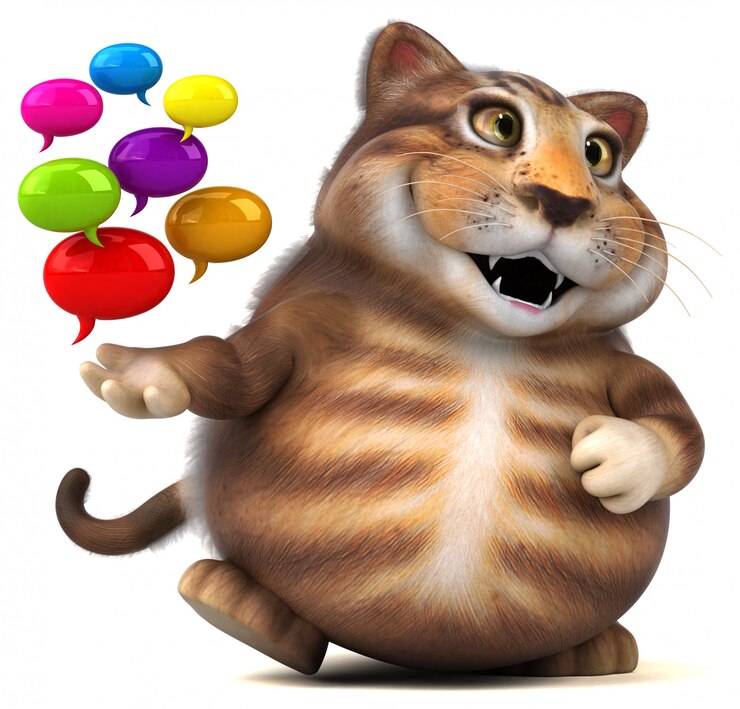 Foto divertente animazione per gatti