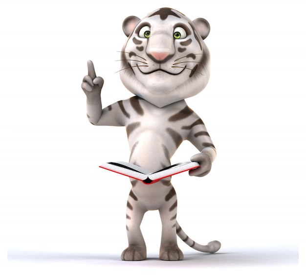 Divertente animazione tigre