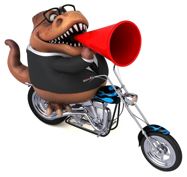 Divertente illustrazione 3D Trex