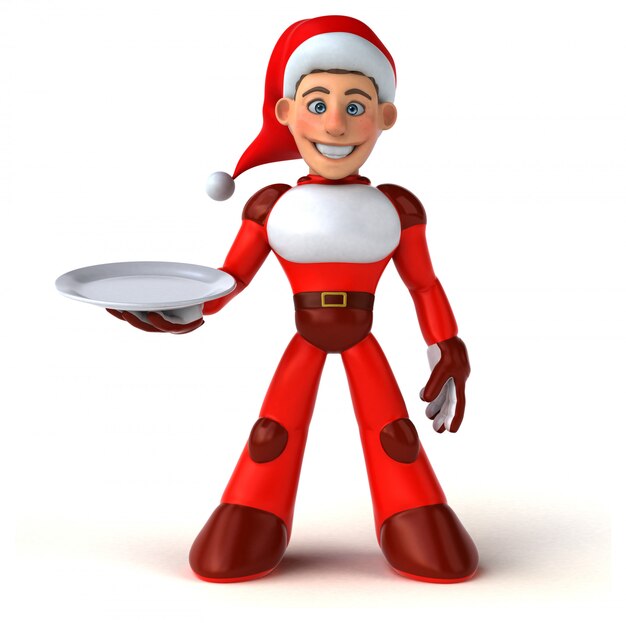 Divertente Super Babbo Natale - personaggio 3D