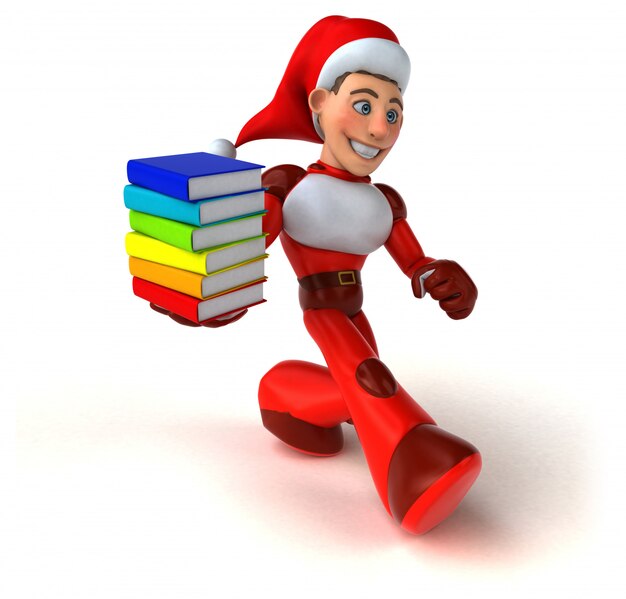 Divertente Super Babbo Natale - personaggio 3D