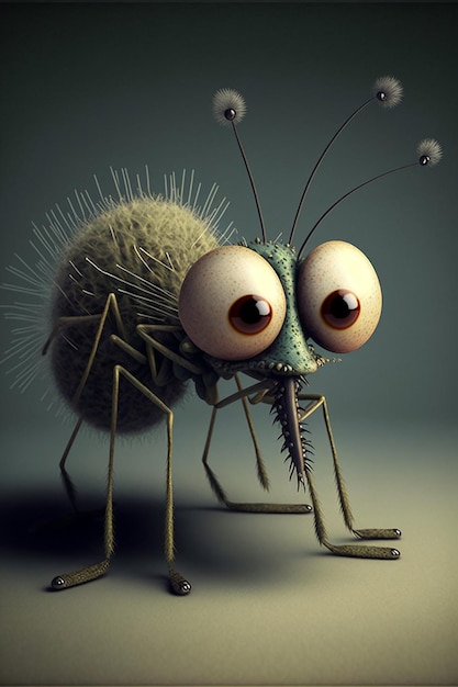 Divertente zanzara comica