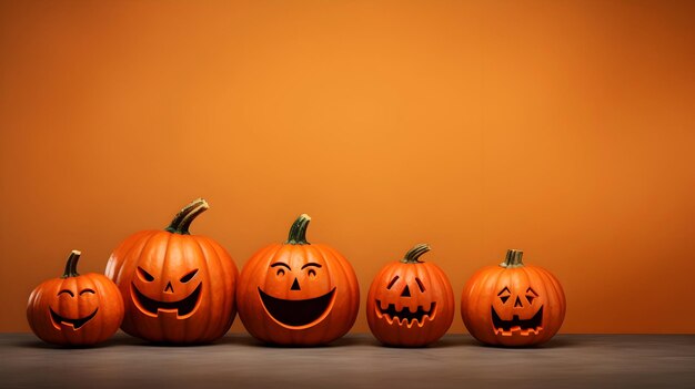 Divertimento in famiglia Sorrisi calorosi nel ritratto a tema Halloween