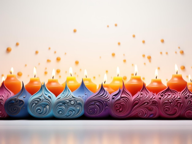 Diwali Greeting Card Mockup Banner Generative AI