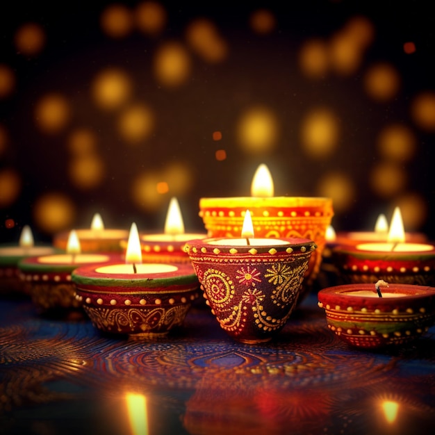 Diwali pubblica hdr 4K ultra hd di alta qualità