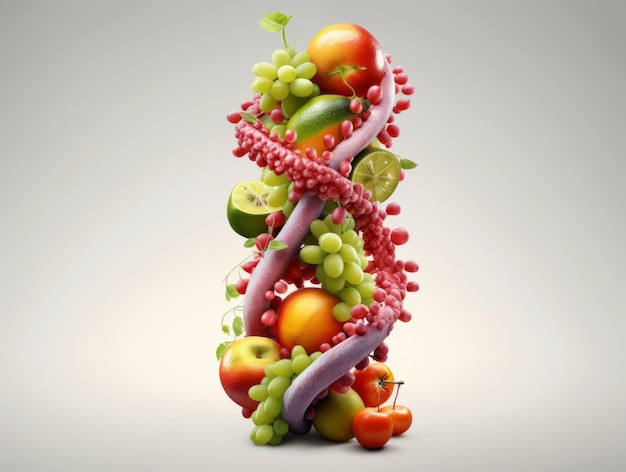 DNA costituito da frutta