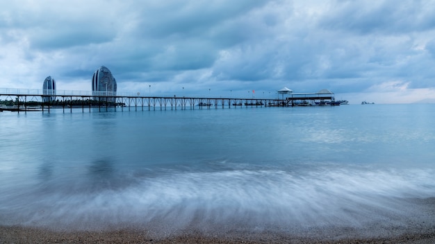 Dock e nuvola del cielo