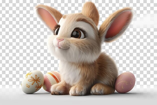 Dolce coniglietto di Pasqua 3D