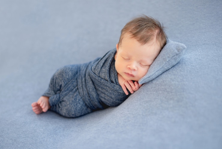Foto dolce dormire neonato