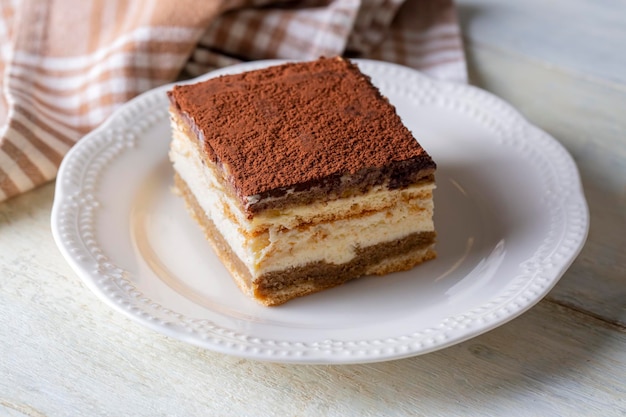 Dolce italiano delizioso tradizionale; Tiramisù