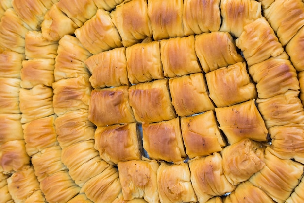 Dolce tradizionale turco Baklava dalla Turchia