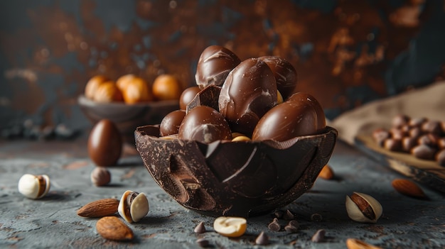 Dolcetti di Pasqua al cioccolato di alta qualità in immagini accattivanti del prodotto