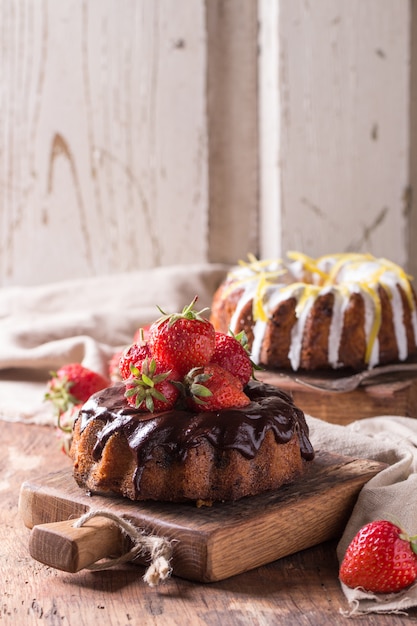 Dolci al cioccolato e al limone