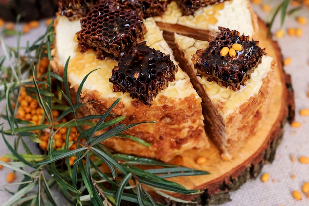 Dolci al miele fatti in casa.