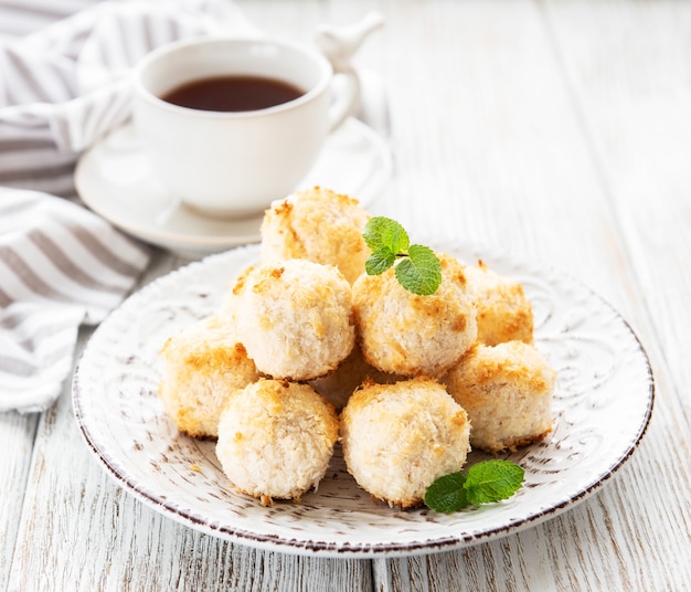 Dolci biscotti al cocco