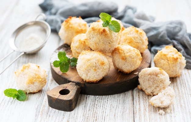 Dolci biscotti al cocco