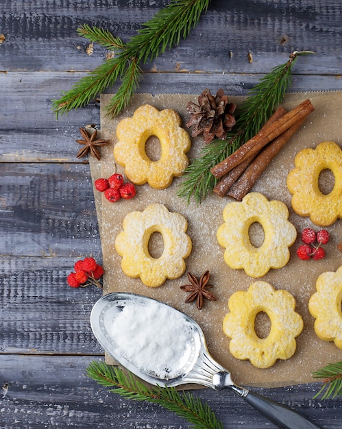 Dolci biscotti di pasta frolla