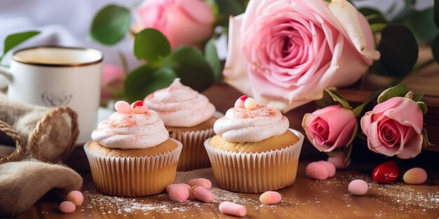 Dolci cupcakes fatti in casa per nonna e nonno