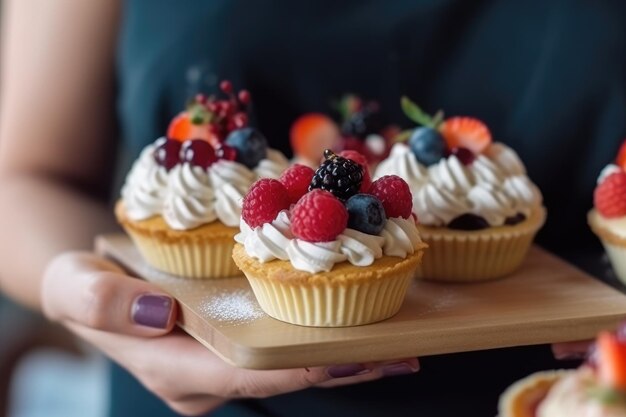 Dolci e dessert al cioccolato AI Generative