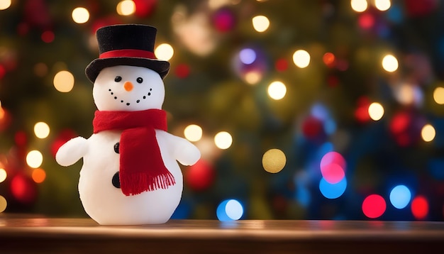 Dolci pupazzi di neve con decorazioni natalizie
