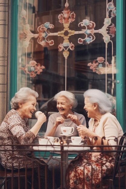 donna beve una tazza di caffè