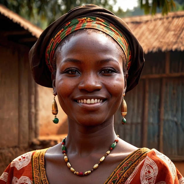 Donna camerunese del Camerun cittadina nazionale tipica