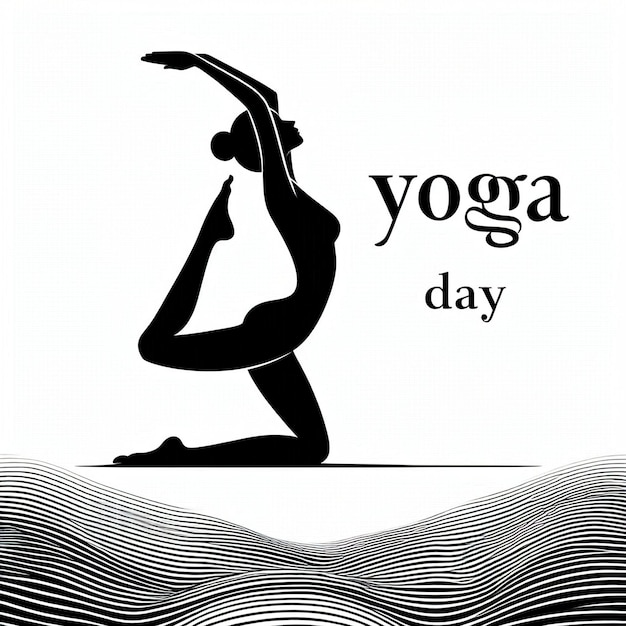 donna che fa yoga Celebra la Giornata Mondiale dello Yoga