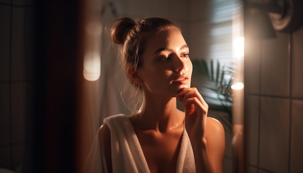 donna che guarda fuori dalla finestra donna nella finestra persona nella finestra