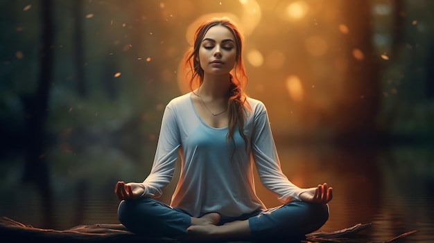 Donna di meditazione