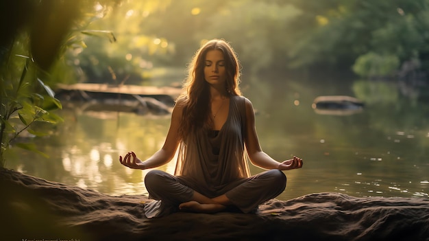 Donna di meditazione