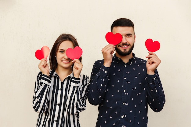 Donna e il suo fidanzato al giorno di San Valentino