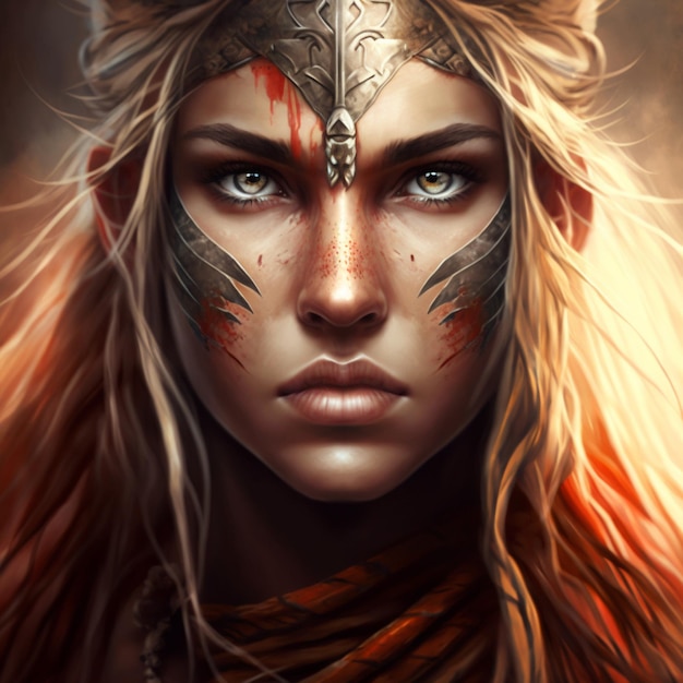 donna guerriera medievale