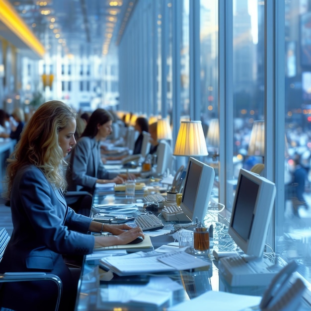 Donne d'affari che lavorano in un ufficio