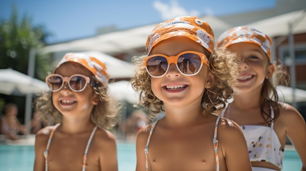 Donne in piscina