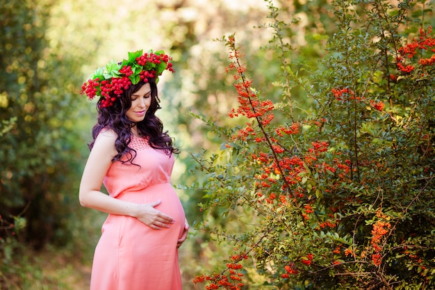 Donne incinte nel parco