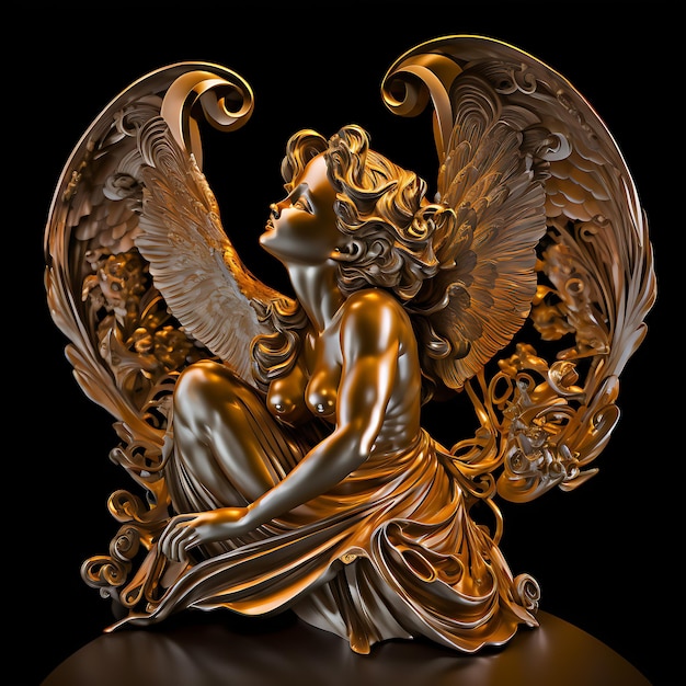 Donne statua d'oro