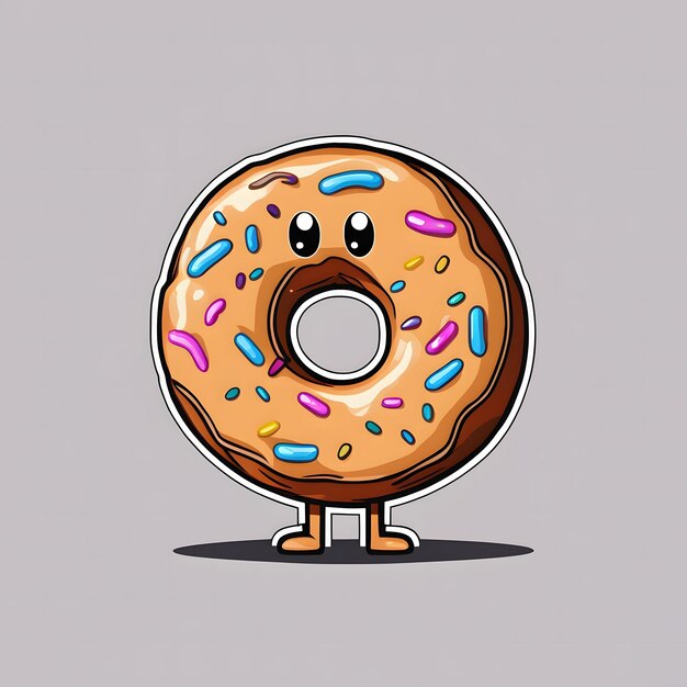 Donut ad acquerello