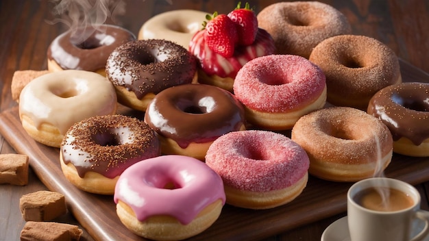 Donut colorate e gustose