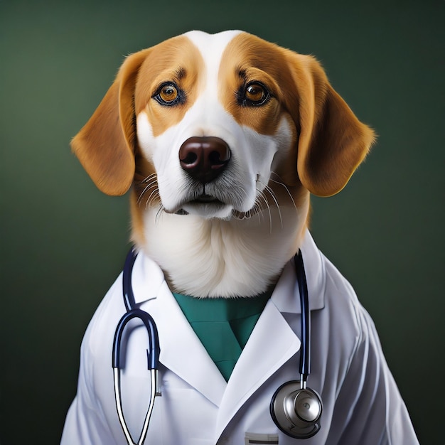 Dottore del cane cachorro medico