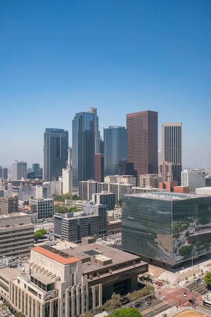 Downtown LA Los Angeles skyline paesaggio urbano California USA