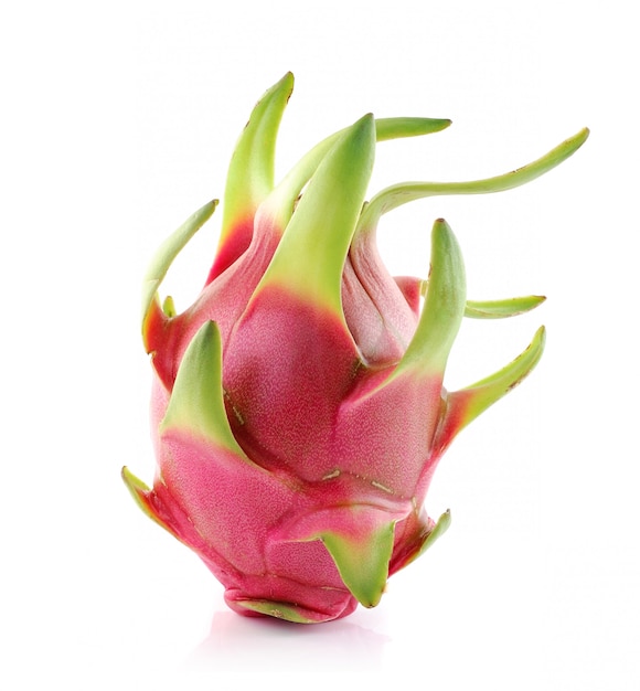 Dragon Fruit su fondo bianco