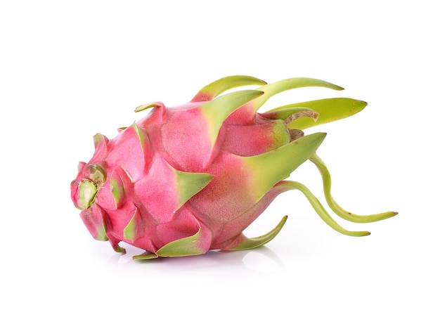 Dragon Fruit su sfondo bianco