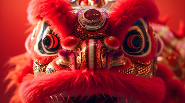 Dragone cinese che celebra il nuovo anno lunare