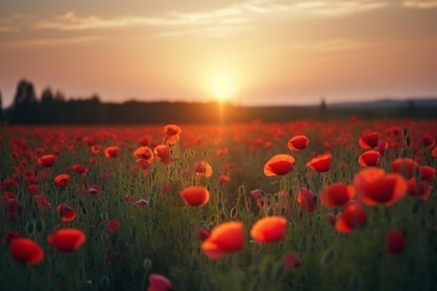 Drammatico campo di fiori di papavero Anzac day banner Ricorda per Anzac Memoria di guerra storica