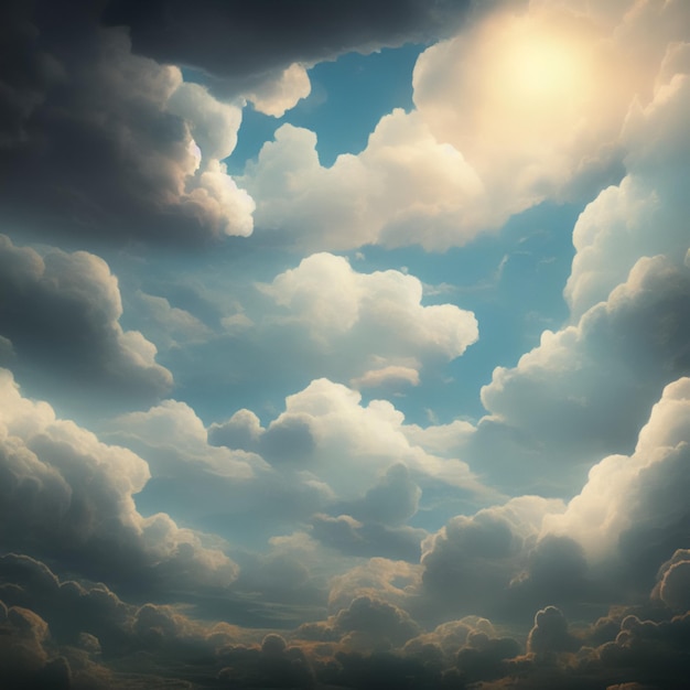 Dream Clouds Heaven Trame soffici eteree per un'atmosfera celestiale