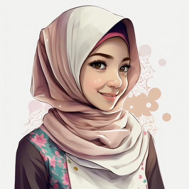 Dreamin carina moglie hijab musulmana Eidal-Fitr art.