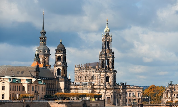 Dresda, Germania. Hofkirche e Residenzschloss